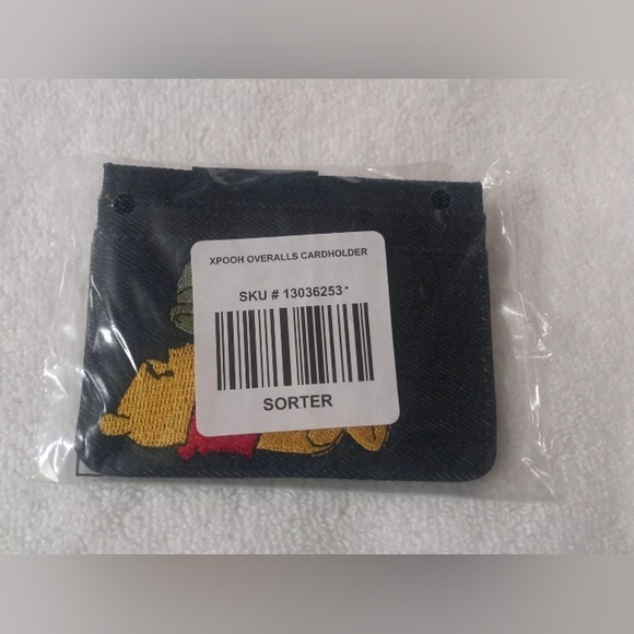 Disney Her Universe Denim Winnie the Pooh Card Holder Wallet - Picture 5 of 6